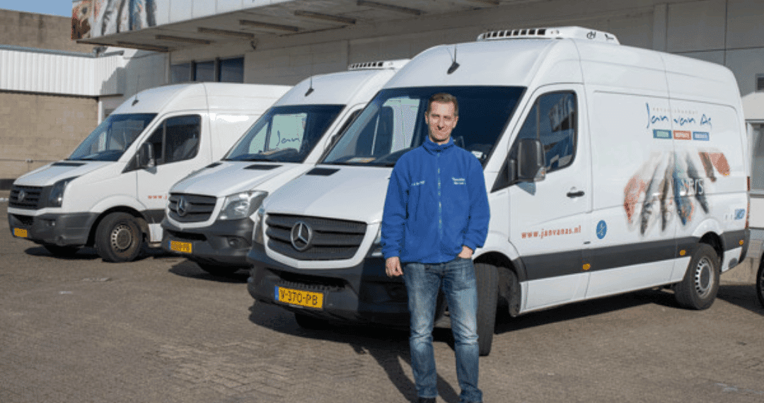 Bezorger visproducten